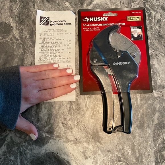 ✨NWT✨Husky Ratcheting PVC Cutter - Picture 4 of 4
